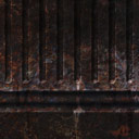 Metal railing support