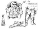Atris, character concept art